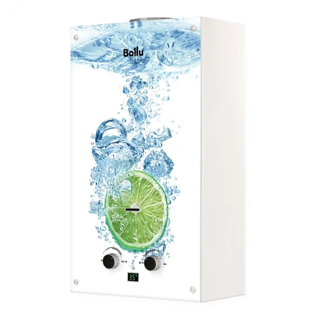 Ballu Водонагреватель газовый GWH 10 Fiery Glass Lime