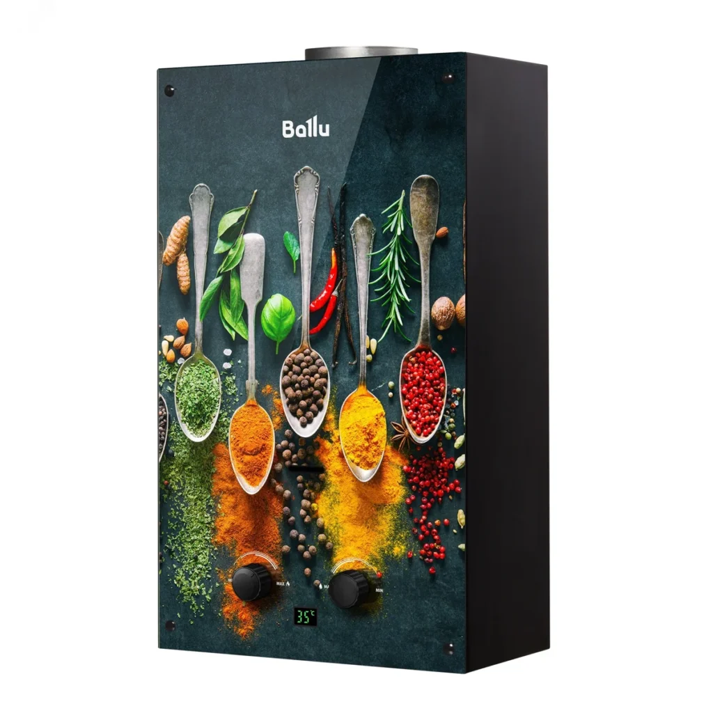Ballu Водонагреватель газовый GWH 10 Fiery Glass Curry